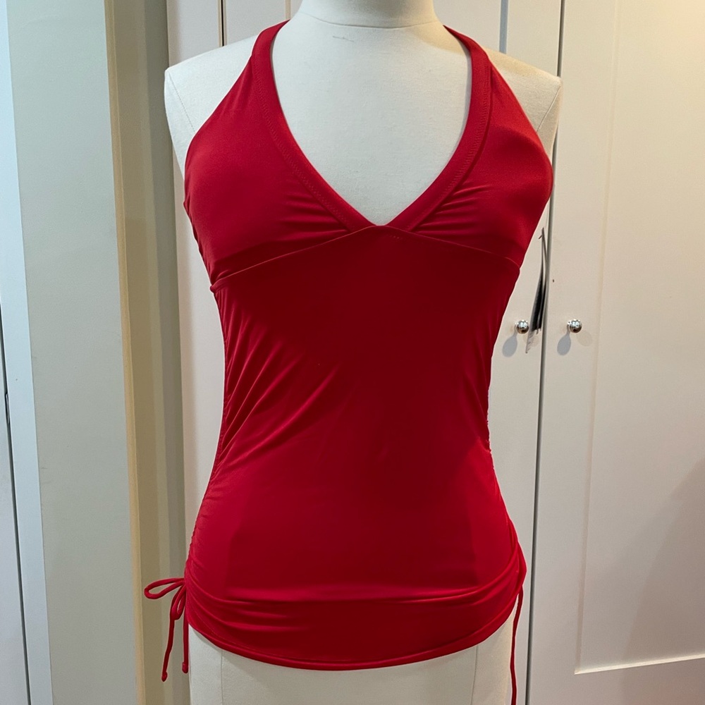 Athleta Cherry Red Swim Tank
